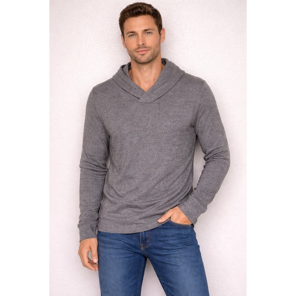 Zachary Prell Hooded Pullover Sweater Old Money Quiet Luxury Preppy Designer